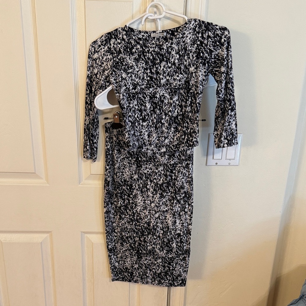 Black & White Patterned Women's Set